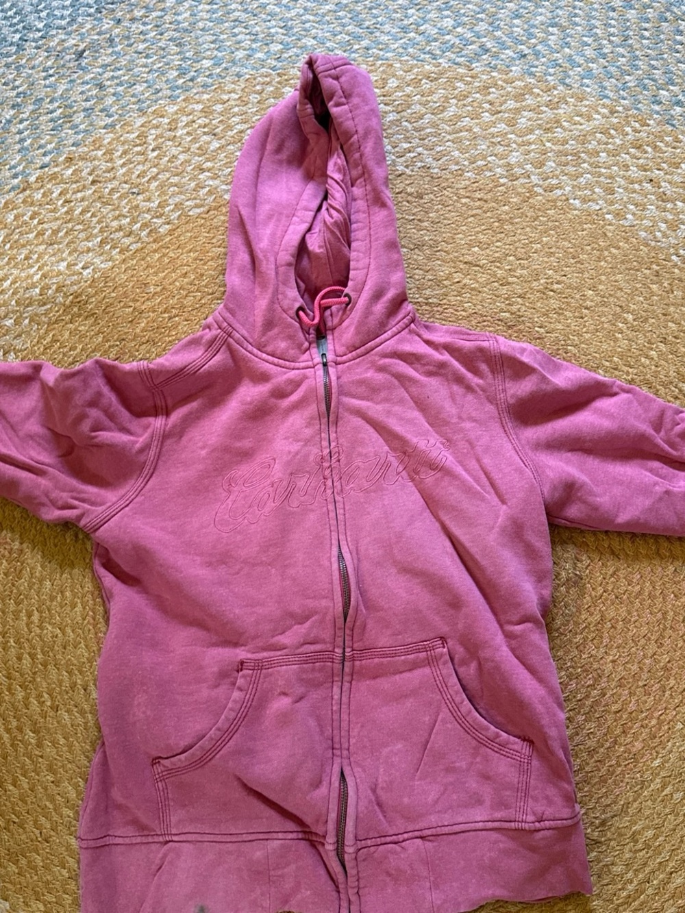 Carhartt Women’s Rose Pink Zip-Up Hoodie
